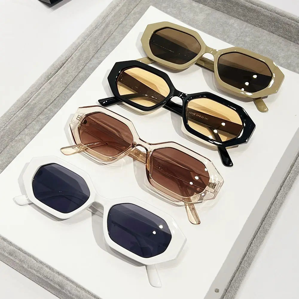 LBAshades 50400 Rectangle Sunglasses 2024 Custom Fashion Designer Vintage Narrow Frame Shades Gafas De Sol