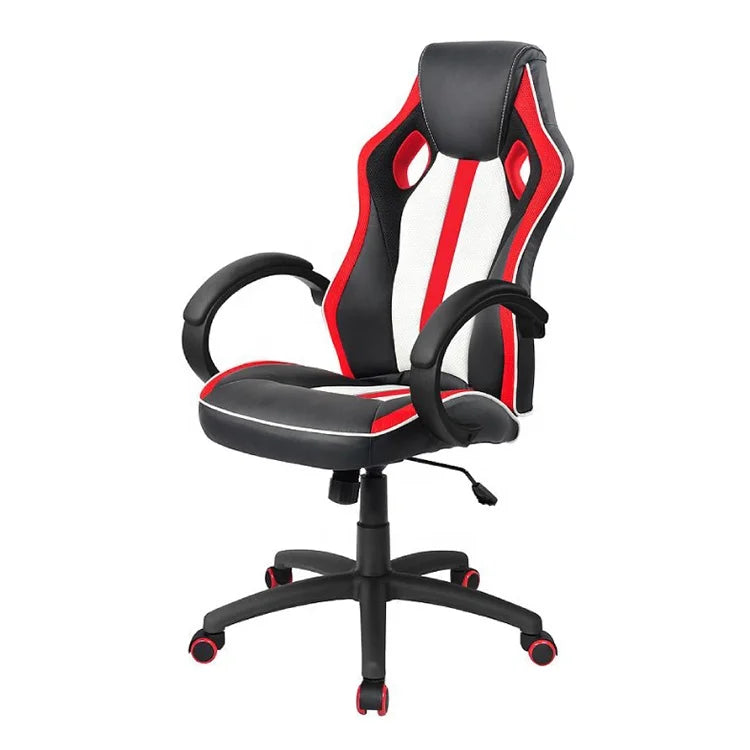 Gaming Racing Chair Swivel Office Chair Ergonomic High-back Office Chair with Nylon Casters
