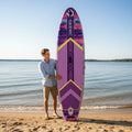 Free Shipping Overseas Spot Goods Stand up Paddle Board Purple 33'' Ultra Wide Inflatable sup Paddle Board with HOT WELDING SEAM