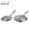 Induction Adapter Plate Stainless Steel Cooktop Adapter Heat Diffuser Plate with Foldable Handle
