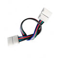 Solderless 10mm Width Led Strip Connectors 4 Pin Rgb Led Strip Light Connector Cable