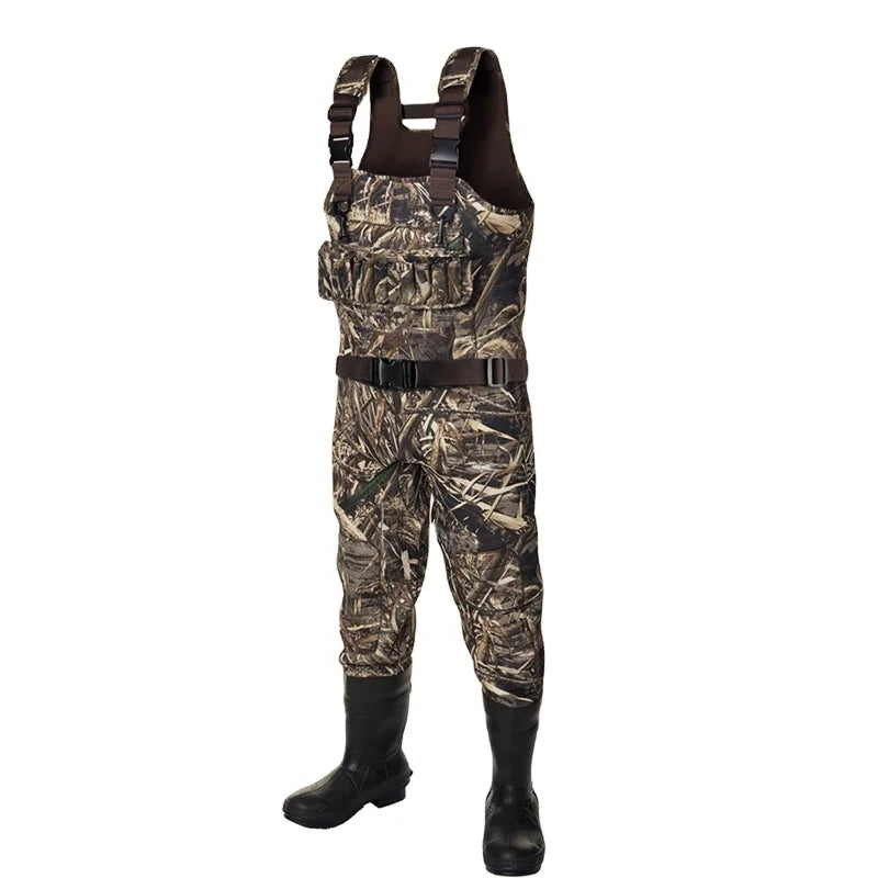 Manufacturer Supply Breathable Hunting Unisex Fishing Clothing Neoprene Chest Waders 3.5-7mm 500 Pairs High-quality Colorful OEM