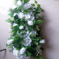 SPR Wedding Table Centerpiece Runner Arch Floral 50cm/lot Artificial Flower Wedding Decoration Backdrop Flower Factory Direct MegaBDM