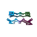 High Quality 3 Wheels Inline Skates Frame 100mm 110mm CNC Machined Aluminum Alloy Stainless Steel Wire EDM Broaching Anodized