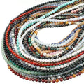 Wholesale Cross-Border 3mm Natural Stone Crystal Loose Beads Semi-Finished DIY Accessories for Jewelry Making