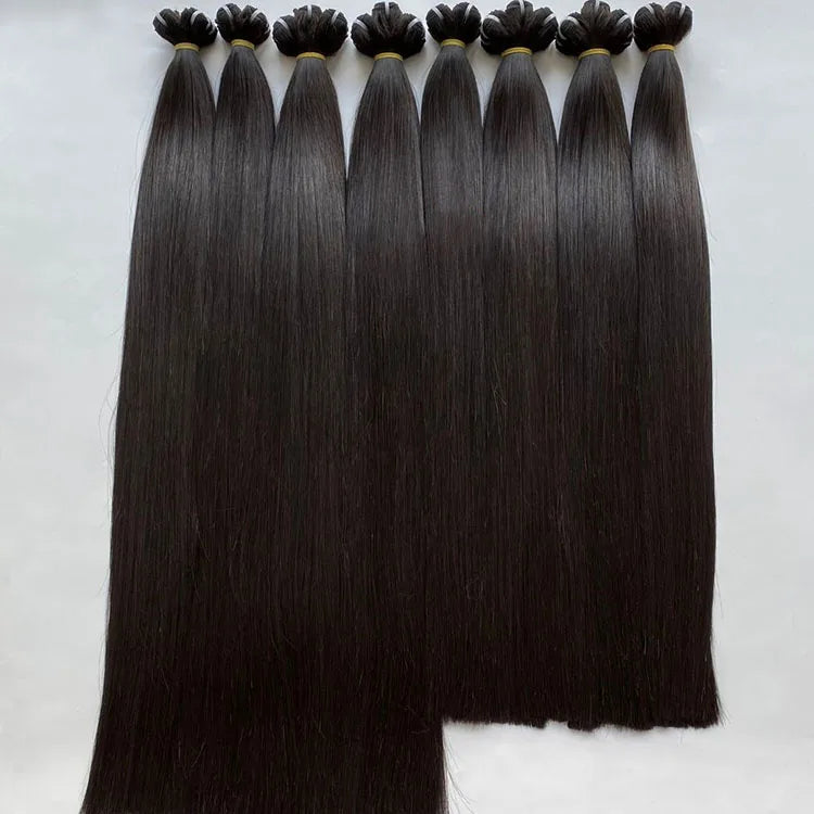 Vietnam Raw Hair Bundles Vendors Straight Raw Hair Human Double Drown Straight Hair Bundles
