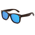 Smooth Polished Genuine Bamboo Wooden Sunglasses with Polarized Classic Lenses for Daily Commute