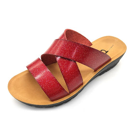 Cross-strap Platform Waterproof Summer Spring Outdoor Comfortable 5cm Height 2024 Cheap Women Wedges Sandals