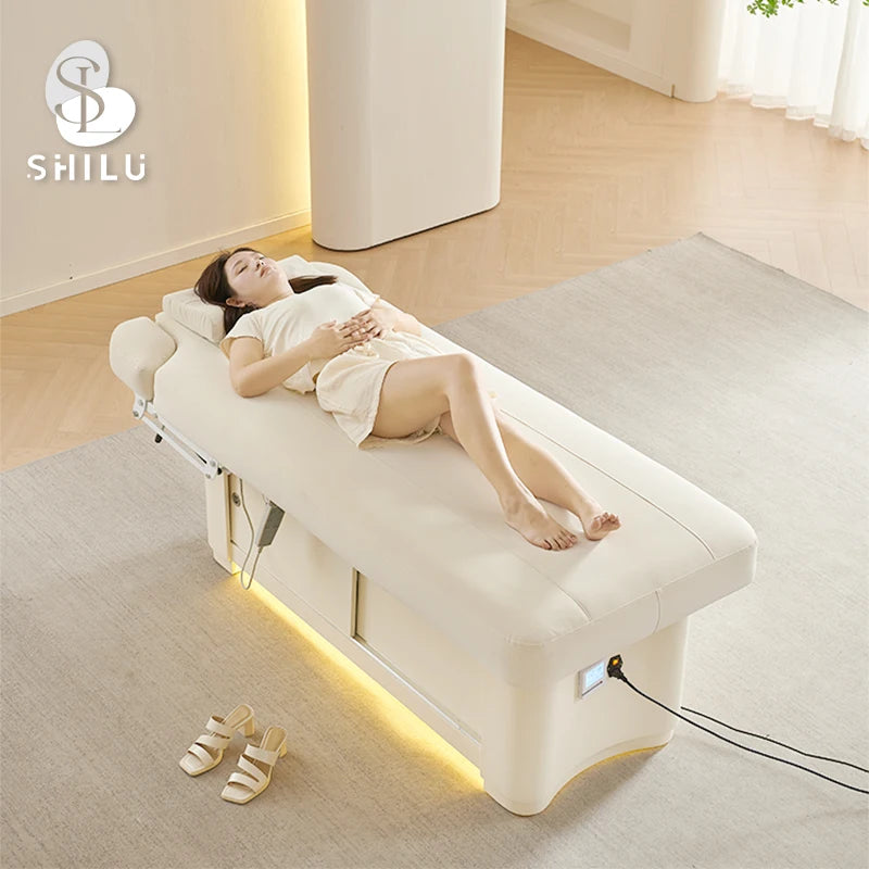 Professional Comfortable Electric Beauty Salon Massage Bed Table Modern Design with Storage for Hotel and Gym