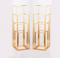 Wholesale Metal Gold Flower Display Stand for Wedding Props Decorative Party Supplies