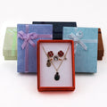 Hot Sale Paper Cardboard Gift Jewelry Packaging Cheap Pendant Boxes Manufacturer Colorful Jewelry Case Necklace Jewelry Boxes