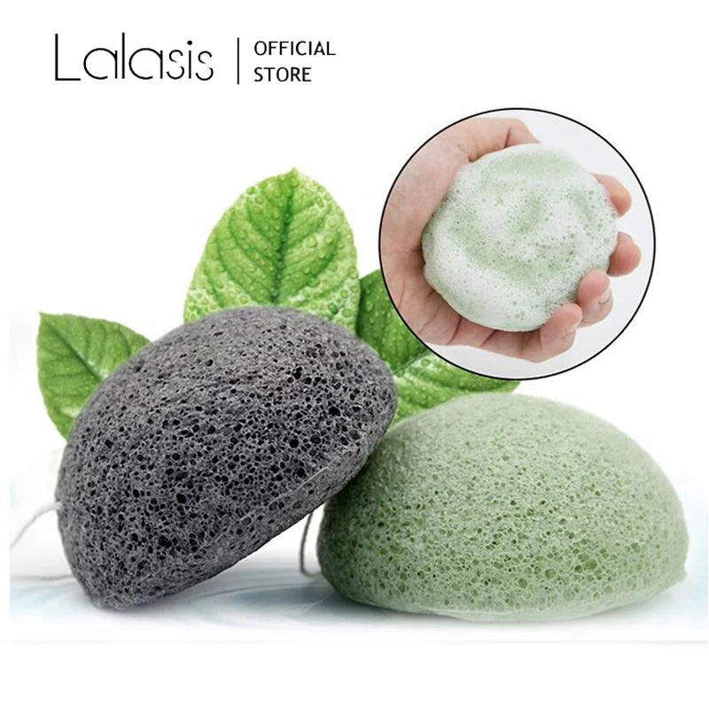 Lalasis Facial Organic Body Exfoliation Vegan Deep Cleansing Natural Konjac Sponge