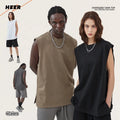 Hot Selling Men's Vests Custom Logo Design Breathable Fashion Tank Top High Street Vest for Men