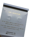 Custom Printed Paper Cardboard Folded Jewelry Gift Card for Necklaces and Earrings