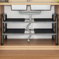 Adjustable Removable and Expendable Shelf  Easy to Install Indoor Stainless Steel Under Sink Rack