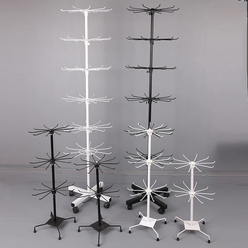 Redsun Optional Retail Display Stand 2-7 Tier Removable Display Stand Hat Jewelry Craft Display Stand