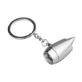 Customizable Cartoon Aircraft Engine Carabiner Keychain Creative Metal Pendant Zinc Alloy Lightweight Solar Travel Memorial Gift