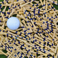 Bamboo/Wood Golf Tees 38/42/54/70/83mm Full Sizes Available Durable Natural Material Tee Wholesale From Manufacturer