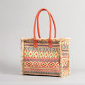 New Design Handbags Women's Tote Bags Luxury Bohemian Beach Bag Big High-capacity Tassel Canvas Fringe Tote Bag