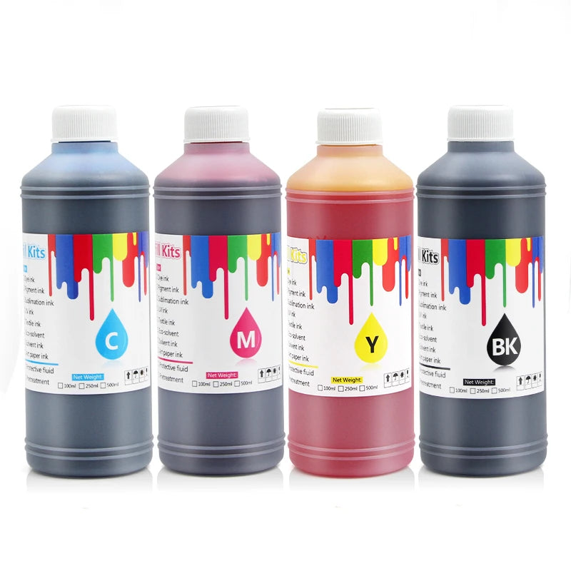 Supercolor 1000ML/Bottle Universal Dye Ink 5 Colors for Canon PIXMA Desktop Printer
