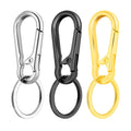 Customizable Zinc Alloy Carabiner Keychain with Safety Spring Hook Cute Metal Clip Key Ring for Bags Pets Accessories MegaBDM