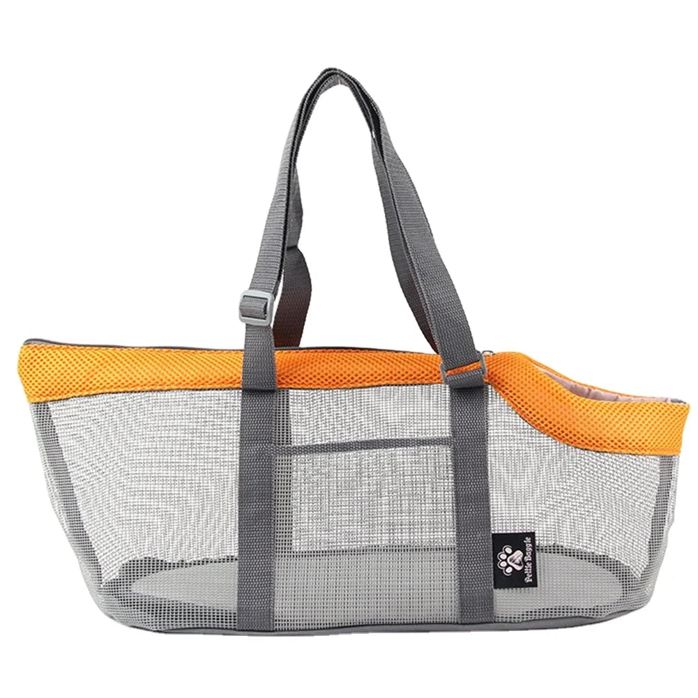Dog Bags Portable Mesh Breathable Carrier for Small Dogs Foldable Cats Handbag Travel Pet Bag Transport Bag
