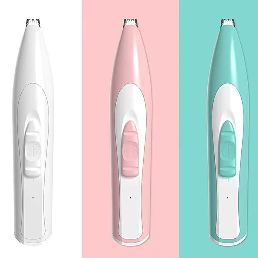 USB Rechargeable Electric Pet Trimmer Cat Paw Care Hair Remover for Reptiles Made of Plastic