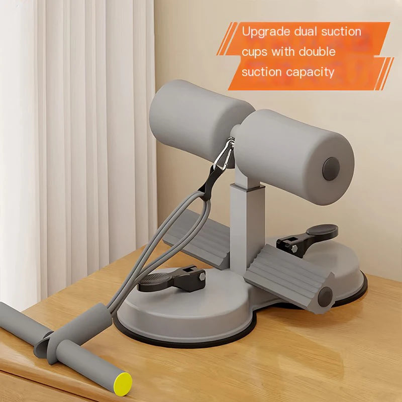 Height-Adjustable Fitness Equipment with Self-Suction Technology Multiple Training Modes for Sit-Up Push-Up Assistant Device MegaBDM