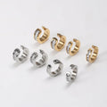 Joolim Stainless Steel Jewelry Zirconia Pave Cuff Earring 18k Gold Plated Stainless Steel Women Earring for Girl