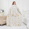 China Factory TV Blanket with Arms Sherpa Wearable Winter Blanket with Sleeves Warm Cozy Soft Thick Blanket Giant for Adult