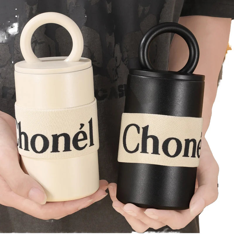 Classic 450ml Stainless Steel Water Bottle for Summer New Design Cute Kids' Vacuum Bottle with Hang Ring Back School Wholesale MegaBDM