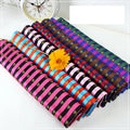 Factory Cheap Price Shiny Stripe Polyester Fabric for Dress