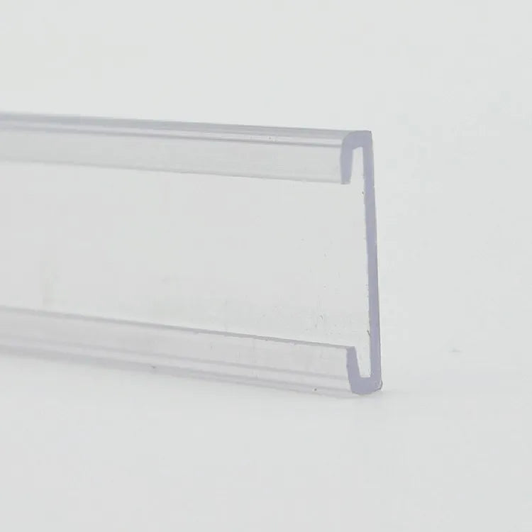 PVC Extrusion Profile Plastic Strip Quality Plastic Label Strip Price Label Holder of Supermarket Shelf of Store Shelves