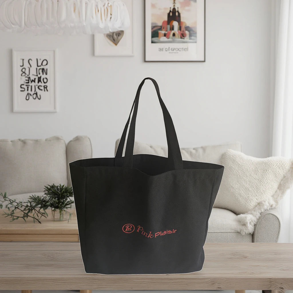 Custom Printed Logo Tote Bag Natural Organic Cotton Canvas Book Fruit Storage Bag Eco-Friendly Shopping Tote Bag