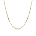 Fine Jewelry Gold Plated Stainless Steel Link Chain Hollow Long Box Chain Necklace