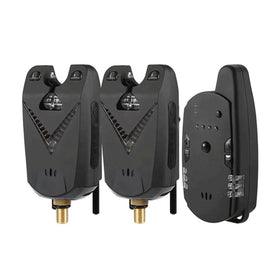 Newbility Ice Fishing Tip up Bite Alarms Wireless Carp Fishing Rod Bite Alarm Set 4 1 Sensor