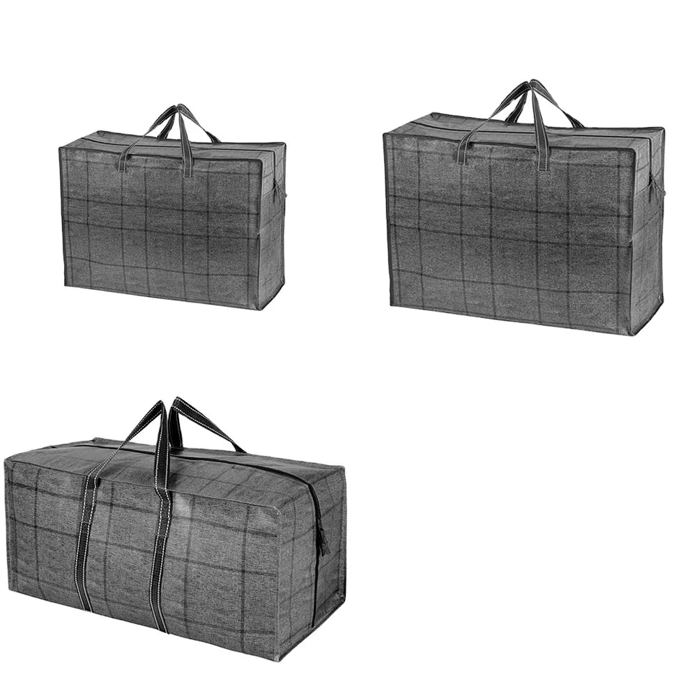 Heavy Duty Extra Moving Bag Tote Clothes Organizer Large Capacity Clothes Storage Bag Organizer