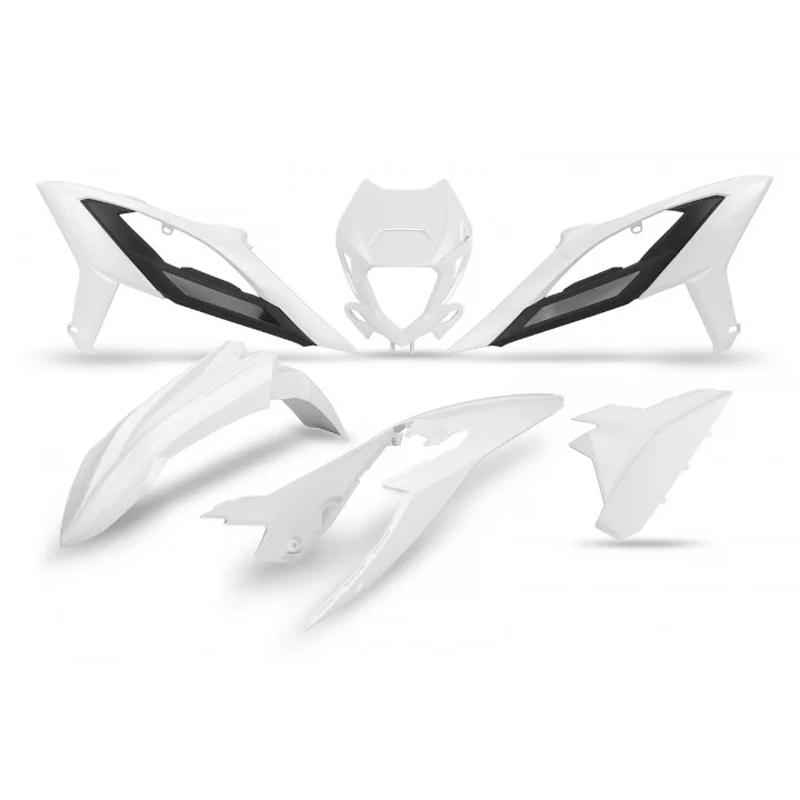 XFUN BEKIT801043-6752 2023-2024 White PLASTIC KIT for BETA RR 350 Includes Headlight HOLDER Soccer Wear Accessory