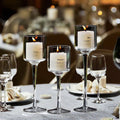 Wedding Decoration Crystal Candle Holder Candelabra Wedding Centerpieces Candlestick Festive Home Decor