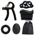 OEM  Resistance Hand Gripper Wrist Finger Forearm Strength Custom Logo Adjustable Hand Grip Exerciser and Finger Power Set
