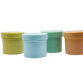 150ml Empty Colorful Cosmetic Wide Mouth Plastic Body Scrub Jars With Screw Cap