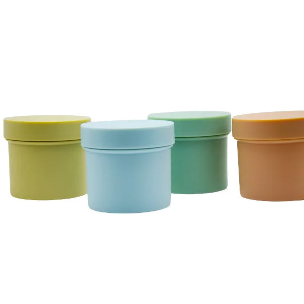 150ml Empty Colorful Cosmetic Wide Mouth Plastic Body Scrub Jars With Screw Cap