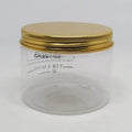 100ml 200ml 8oz 300ml 12oz 500ml clear White Black Amber Wide Mouth Cosmetic Containers Plastic Pet Jar with Aluminum Lid