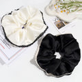 French Gentle Lace Satin Large Intestine Circle Sweet and Versatile Ponytail Hair Rope Hair Circle
