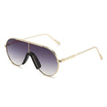 New Fashion One-piece Lens Luxury Sunglasses 2022 Uv400 Universal Custom Shades Classic Metal Frames Oversized Lentes De Sol