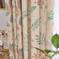 XinLan Light Luxury Modern Nordic Printed Curtains Living Room Bedroom Hotel Window Garden Curtains