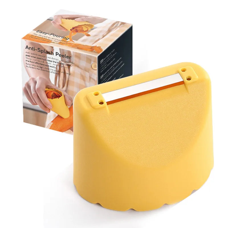 2025 New Home and Kitchen Gadgets PP Plastic Potato Peeler with Storage Fruit and Vegetable Peeler
