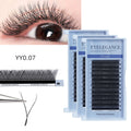 Factory Direct New Arrival Eyelash Natural Looking Black Soft B C D Dd Curl Yy Lashes 0.07MM