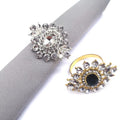 2023 Wedding Crystal Napkin Ring Diamond Rhinestone Napkin Ring