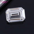 Lots Stock Emerald Cut Shape Moissanite White D Color Loose Stone with GRA Moissanite Diamonds Brilliant Cut